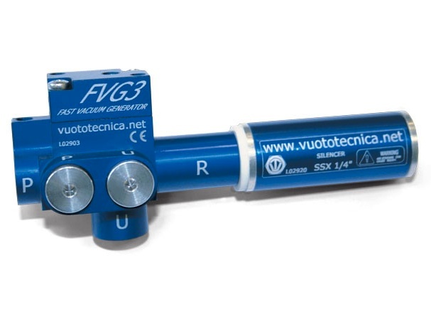 Generadores de vacío de una etapa con expulsor FVG 3-5